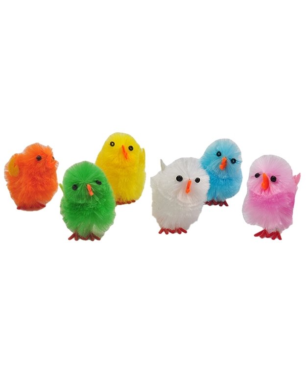 Dekoracija - spalvoti viščiukai